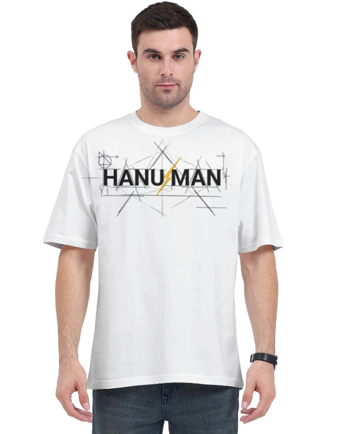 Hanuman T-shirt design on model